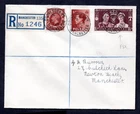 GB - 1937 KGVI Coronation Three Kings Manchester Registered First Day Cover