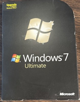 Microsoft Windows 7 Ultimate Retail Box Full / Upgrade Version Software