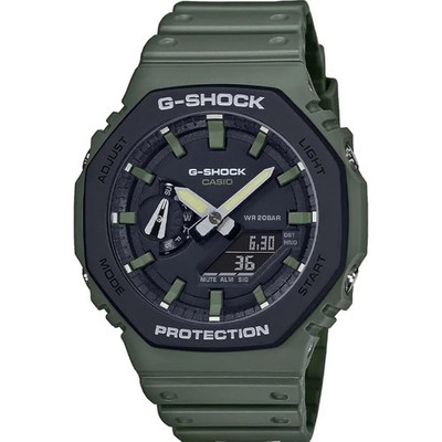 Casio G-Shock Herrenuhr GA-2110SU-3AER Street Utility Ana-Digital Grün 200M