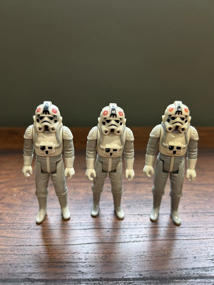 Vintage 1980 Star Wars At-At Driver Figure X 3 - Image 3 of 4