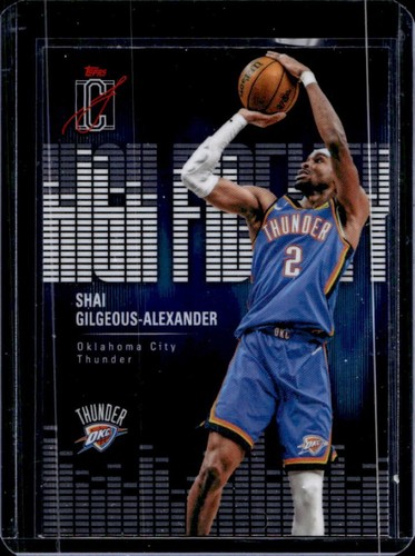 2025 Topps Signature Shai Gilgeous-Alexander Base (RAW)