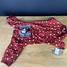 PetRageous Designs Christmas Holiday Pet Dog Pajamas Size Large