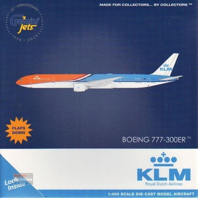 GEMGJ2268F 1:400 Gemini Jets KLM B777-300ER Reg #PH-BVA Flaps Down Version 'New
