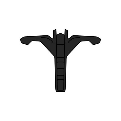 Airoh Twist 2.0 Helmet Black Chin Rest Button