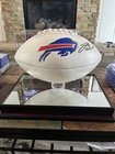Buffalo Bills Josh Allen Autographed Football BAS Fanatics Authenticated w/case