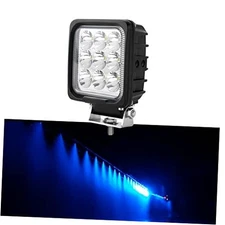 4.25In 27W LED Work Light Blue Spot Flood Beam Tractor Sprayer Boom Light 12V 