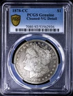 1878-CC Morgan Silver Dollar PCGS Genuine VG Detail Carson City Strong CC $1