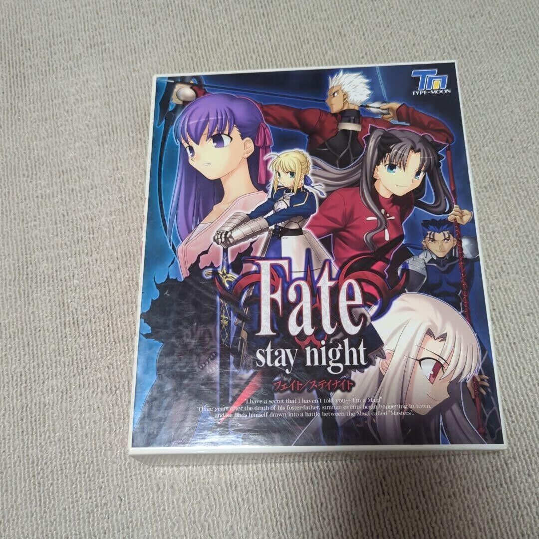 Fate Stay Night Visual Novel For Windows DVD ROM Type Moon