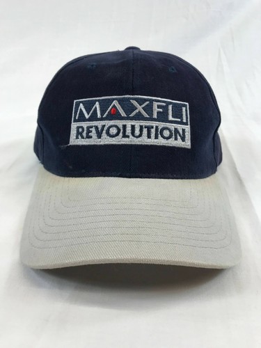 Vintage Maxfli Revolution Baseball Cap Strapback Hat OSFA Headwear Navy Casual - Bild 10 von 10