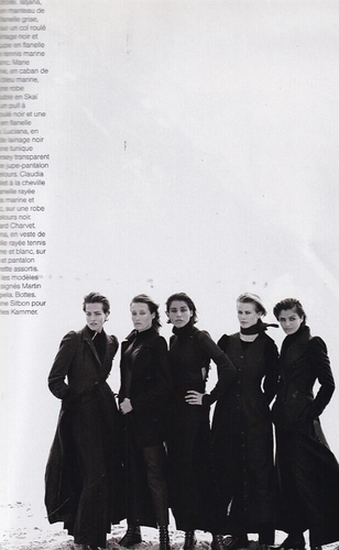 VOGUE PARIS 1991 INES TATJANA PATITZ HELENA CHRISTY TURLINGTON CARRE OTIS MODELS - Picture 4 of 19
