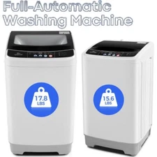 Washing Machine Full-Automatic Portable Washer Combo with Drain Pump 10 Program