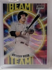 Anthony Rizzo 2022 Topps Stadium Club Beam Team Wave Refractor BT-10 