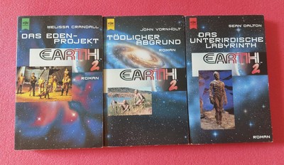 EARTH 2 * Band 1-3 * Science Fiction Filmromane * HEYNE * Komplette Serie