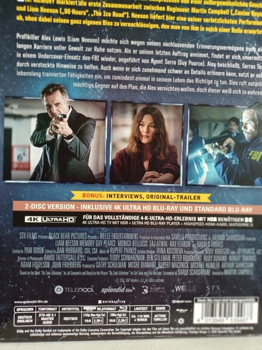 Steelbook 4K Ultra HD + Blu-ray: Memory - Sein letzter Auftrag mit Liam Neeson - Bild 2 von 2