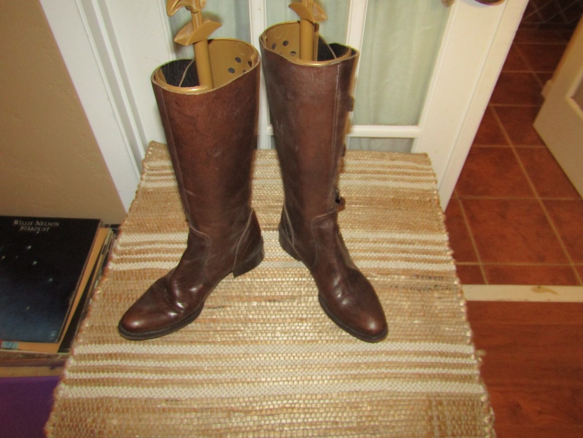 KENNETH COLE NY Brown 100% Italian leather 4 Buckle Snap 