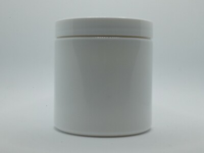 8oz White Plastic Jars with lids 12 Pack Buy 3 12 Packs Get 1  (FREE 12 Pack)