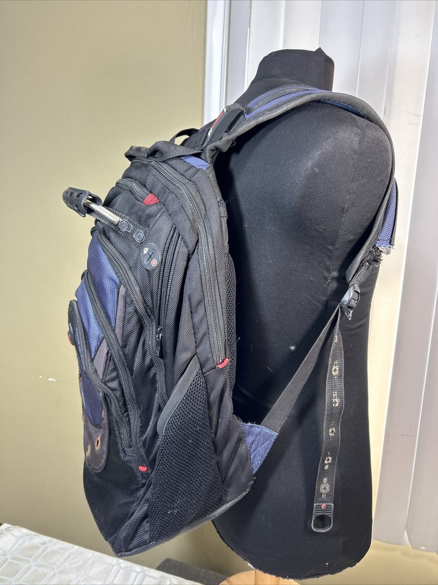 Swiss Gear Backpack Black Multi Pockets Laptop Computer