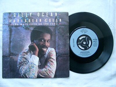 BILLY OCEAN - Caribbean Queen (No More Love On The Run) 7'' - JIVE 77 - 1984 UK