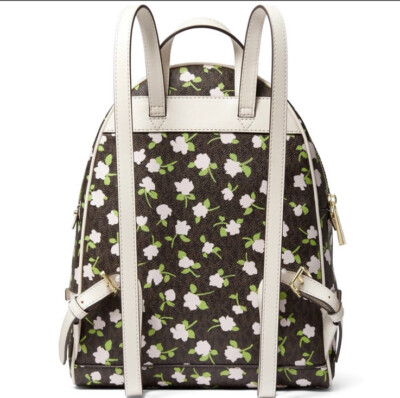 Micheal Kors Rhea Signature Floral Zip Backpack Michael Kors Rhea Backpack Floral Bags & Handbags for Women  main image 4