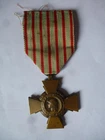 French Republic Combatant's Cross Medal