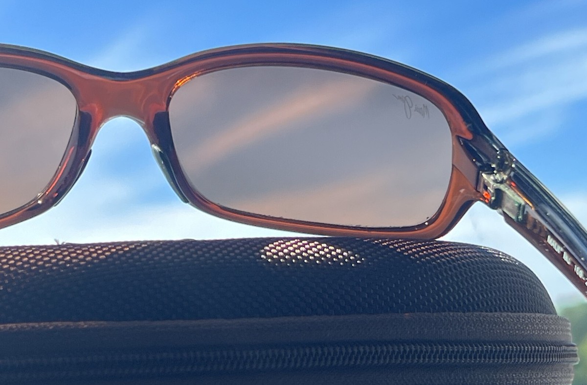 Maui Jim Lagoon MJ 189-26 Polarized Brown Gloss Bronze Lenses Made in Italy maui jim lagoon products for sale | eBay main image 2