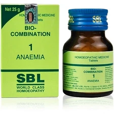 5 X SBL Bio Combination 1 (25g)  WORLD CLASS HOMEOPATHY