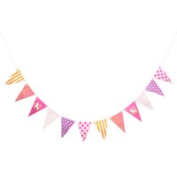 Happy Day Girlande Wimpel Banner 2M Farbmix Kinder Geburtstag Feier Party Deko
