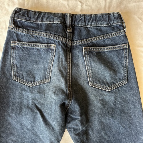 Old Navy Loose Straight Leg Jeans Boys Size 14 Reg Blue Denim Adjustable Waist - Picture 9 of 11