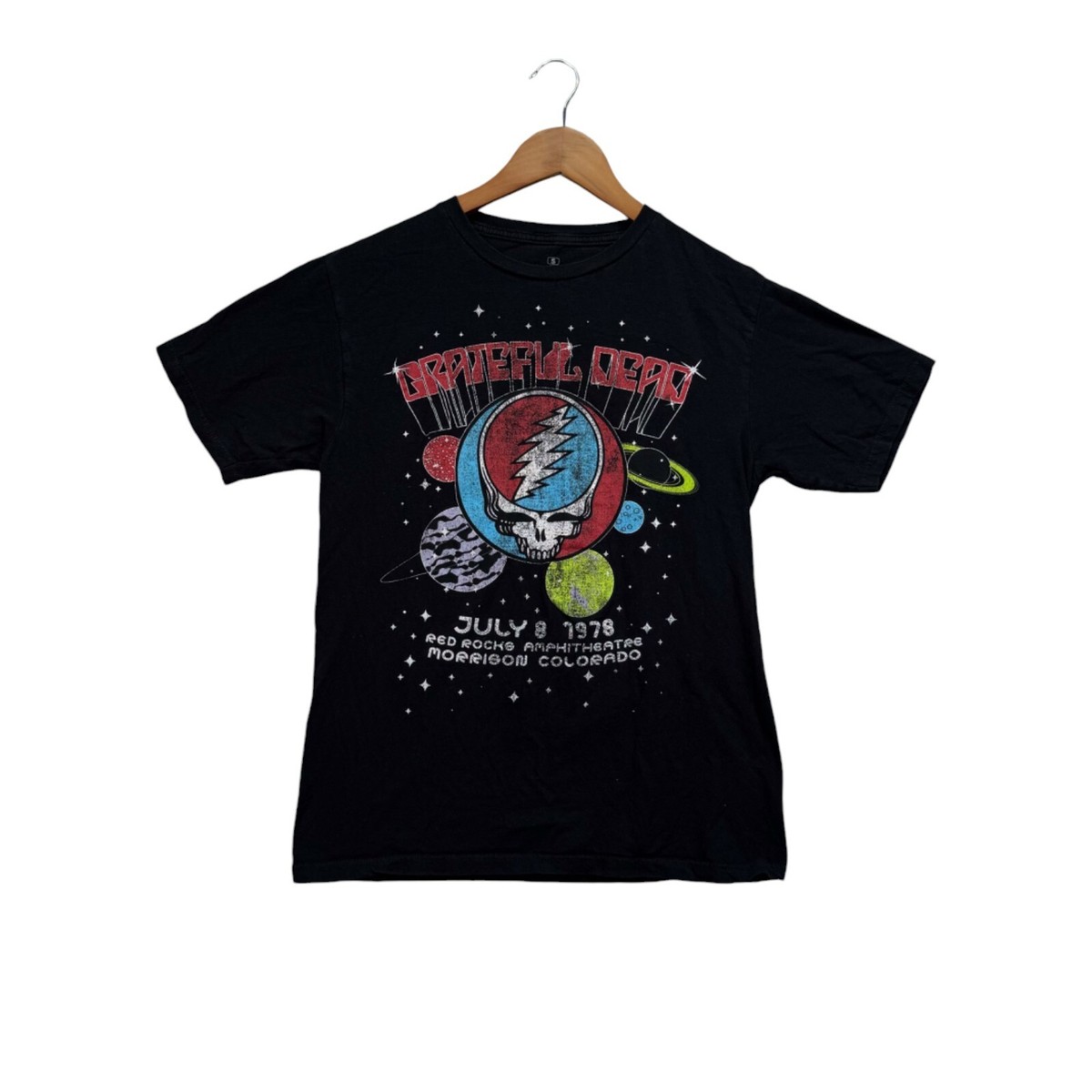 GRATEFUL DEAD AMPHITHEATER LIVE Tシャツ Grateful Dead T Shirt 1978 Red Rocks Amphitheater Morrison