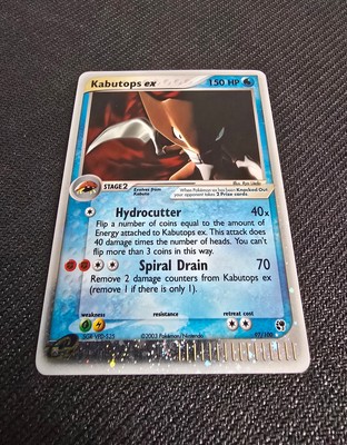 Pokemon Karte Kabutops EX 97/100 - Holo - EX Sandstorm - Englisch