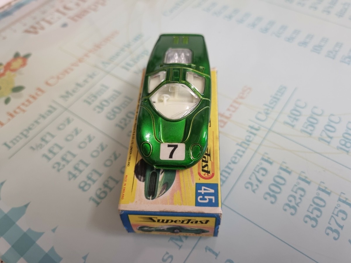 イギリスSuperfast製　45番　FORD GROUP 6 Matchbox Superfast Series No.45 Magenta Ford Group 6 by