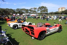 Cars 1968 mclaren m6b 9 race racing car vehicle classic Desk Mat Stitched
