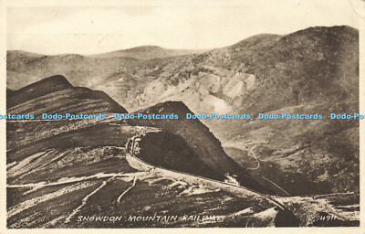R566014 Snowdon Mountain Railway 94911 Sepiatype Postkarte Valentinstag