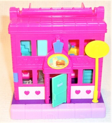 POLLY POCKET MICRO POLLYVILLE DINER LE RESTAURANT MINI PLAYSET by Mattel 2018