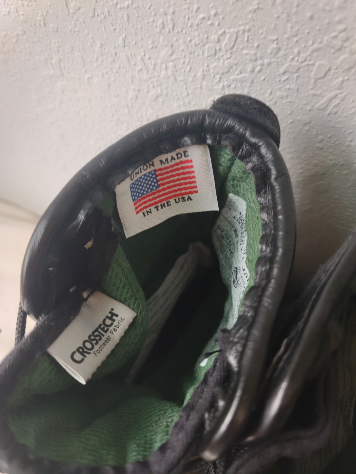 Pro Worthington Crosstech Black Leather Steel Toe Firefighter Boots