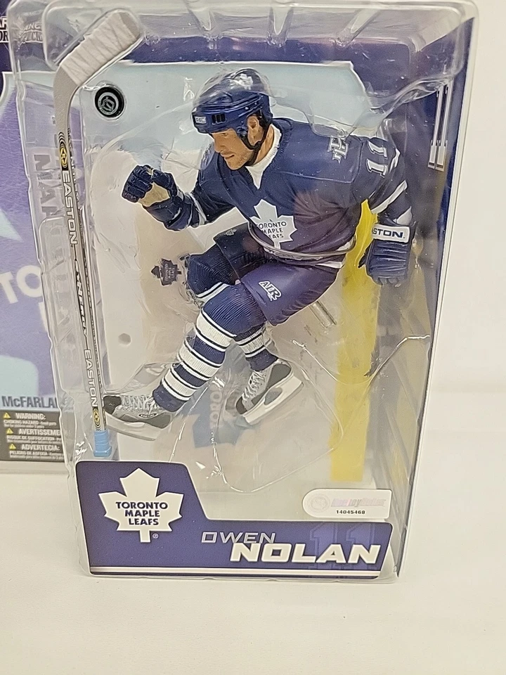 Owen Nolan in Chase Blue Jersey Toronto Maple Leaf NHL McFarlane Series 7 Figure Foto 2 de 4