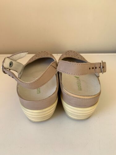 ☘️ Waldlaufer Nubuck Leather Slip On Shoes Grey Ballet Flats Size 5.5 UK (8 AU) - Picture 7 of 14