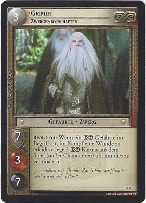 CCG 172 Lord of the Rings /Hobbit Schatten/Shadows 11R10 Grimir
