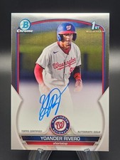 Yoander Rivero 2023 Bowman Chrome 1st Bowman Auto