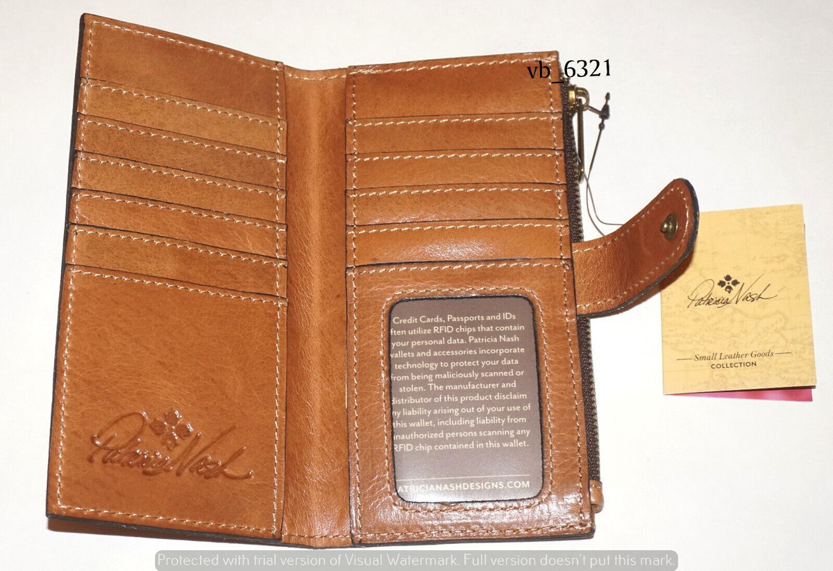 Nazari Heritage Signature Map Bifold Wallet, Small, With Snap & Zipper Closures, 10 Card Slots, ID Window - View #7