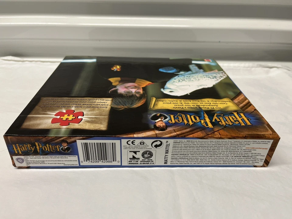 Rompecabezas Mattel Harry Potter y la piedra filosofal 100 piezas nuevo en caja Foto 4 de 4