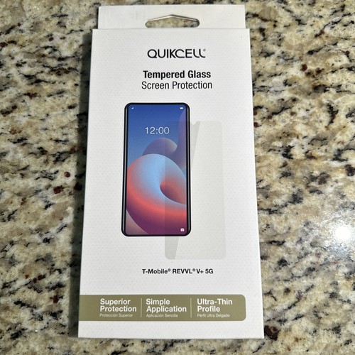 T-Mobile Revvl V+ 5G Tempered Glass Screen Protector - NEW Quikcell