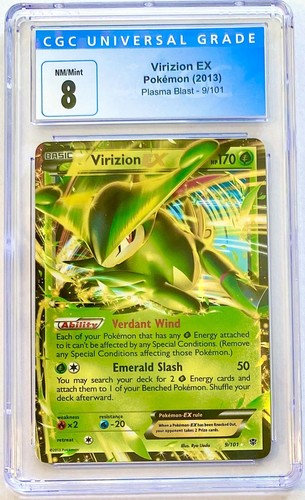 Virizion-EX graded CGC 8 for sale on eBay