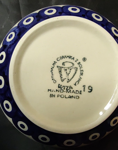 Boleslawiec Polish Pottery Cereal Bowl Apple Pattern - 5" - Picture 2 of 8