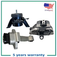 Set 3PCS Engine Motor & Auto Trans. Mount For 2015 Hyundai Sonata 2.0L L4 Turbo