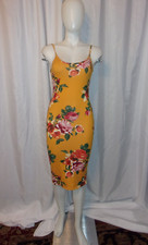 FASHION NOVA  Women's Multicolor Floral Print Bodycon Dress Size S