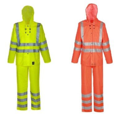 PROS Reflektierende Kleidung 1101R/1011R Regenkleidung WASSERSCHUTZKLEIDUNG Wass
