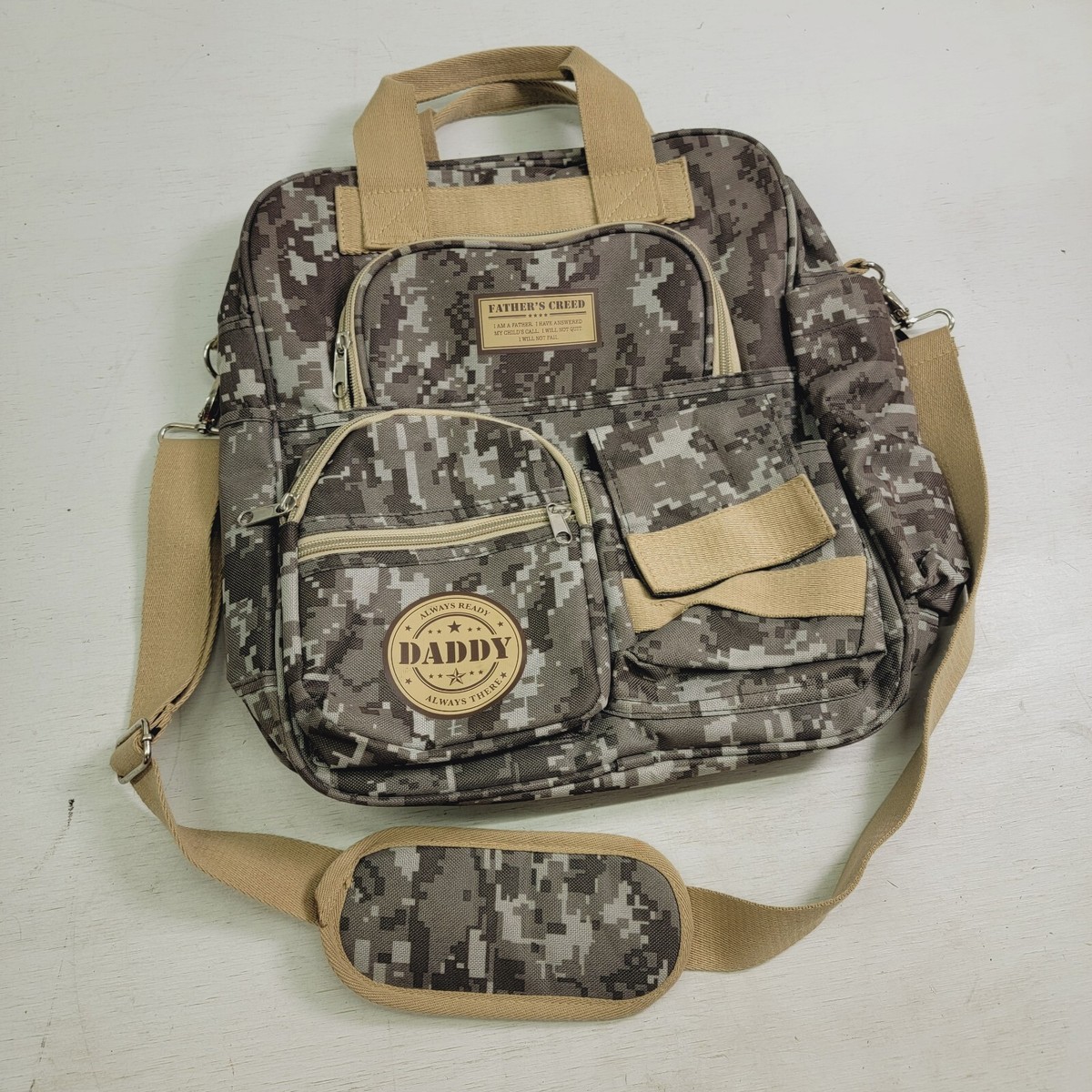 Lillian Rose 24DB420 Dad Military Diaper Bag for sale online