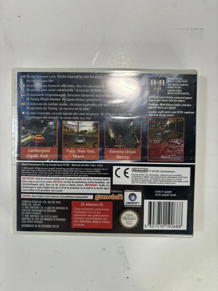 Asphalt Urban GT - Nintendo DS - Brand New Factory Sealed PAL 100% Authentic - Image 2 of 4