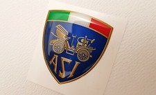 1 ADESIVO resina stemma rilievo 3d - ASI scudetto auto storica epoca youngtimer